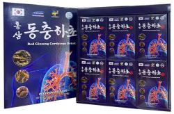 Nước hồng sâm đông trùng hạ thảo bổ phổi Pocheon hộp 30 gói x 70ml