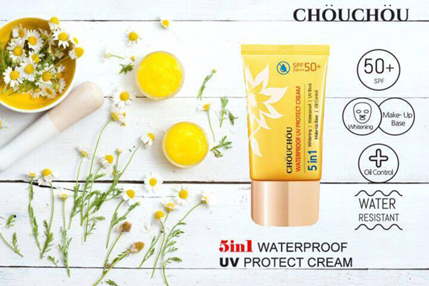 Kem chống nắng 5 in 1 Chou Chou Waterproof UV Protect Cream SPF50+ PA+++