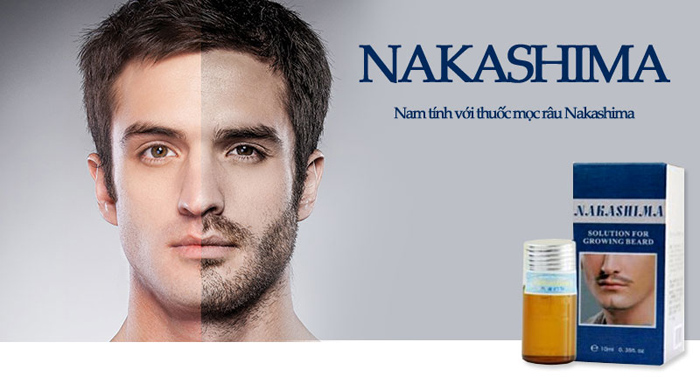 Thuốc mọc râu Nakashima Extra chính hãng Nhật Bản