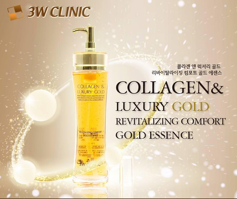 Tinh Chất Tái Tạo Dưỡng Trắng Da 3w Clinic Collagen Luxury Gold
