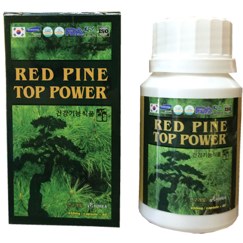 Viên tinh dầu thông đỏ Hàn Quốc Red pine top power 60 viên