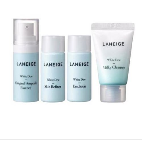 Bộ kit dưỡng da Laneige White Dew Trial Kit (4 items)